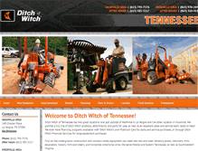 Tablet Screenshot of ditchwitchtn.com
